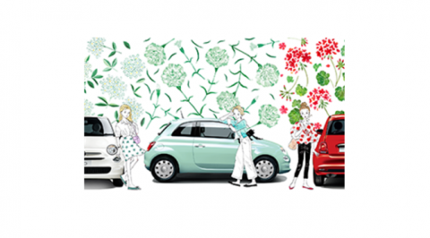 限定車「Fiat 500 Super Pop Fiore」発売